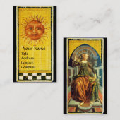 アンティークルネサンスのタロッツ/太陽と節制 名刺 (正面/裏面)