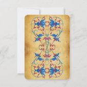 アンティークルネサンス・タロッツ17 /星(希望) 案内状 (裏面)