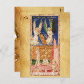 アンティークルネサンス・タロッツ20 /判決 ポストカード (正面/裏面)