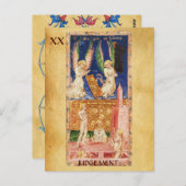 アンティークルネサンス・タロッツ20 / JUDGMENT ポストカード (正面/裏面)