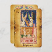 アンティークルネサンス・タロッツ20 / JUDGMENT 案内状 (正面/裏面)
