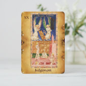 アンティークルネサンス・タロッツ20 / JUDGMENT 案内状 (スタンド正面)