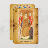 アンティークルネサンス・タロッツ3/皇后 案内状 (正面/裏面)