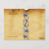 アンティークルネサンス・タロッツ5/教皇 ポストカード (裏面)