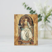 アンティークルネサンス・タロッツ5/教皇 ポストカード (スタンド正面)