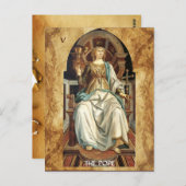 アンティークルネサンス・タロッツ5/教皇 ポストカード (正面/裏面)