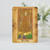 アンティークルネサンス・タロッツ5 /教皇（信仰） 案内状 (スタンド正面)