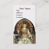 アンティークルネサンスTAROTSザポープホワイトパール 名刺 (正面)