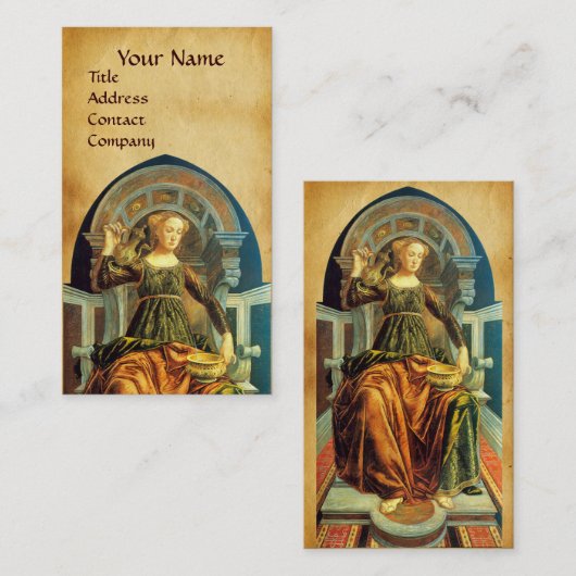 アンティークルネサンスTAROTSテンパレンスパーチメント 名刺 (正面/裏面)