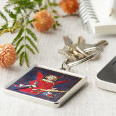 アンティークルネサンスTAROTS，悪魔，プライド詳細 キーホルダー (側面)