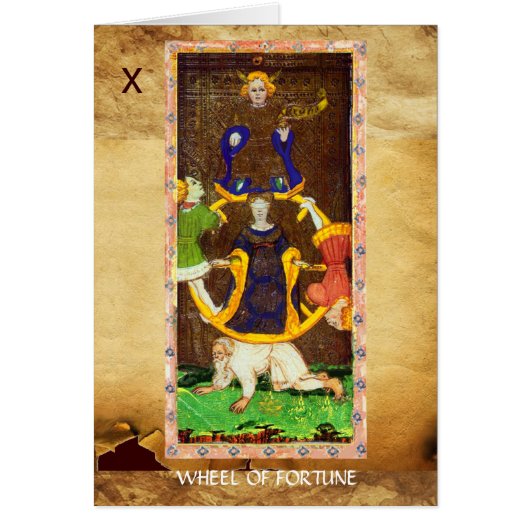 アンティークルネサンスTAROTS 10 /幸運の車輪 (正面)