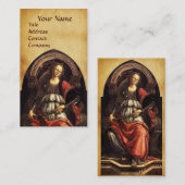 アンティークルネサンスTAROTS 11フォーティットパーチメント 名刺 (正面/裏面)