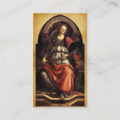 アンティークルネサンスTAROTS 11フォーティットパーチメント 名刺 (裏面)