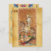 アンティークルネサンスTAROTS 13 /死 ポストカード (正面/裏面)