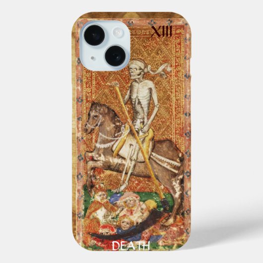 アンティークルネサンスTAROTS 13 /死 Case-Mate iPhoneケース (裏面)