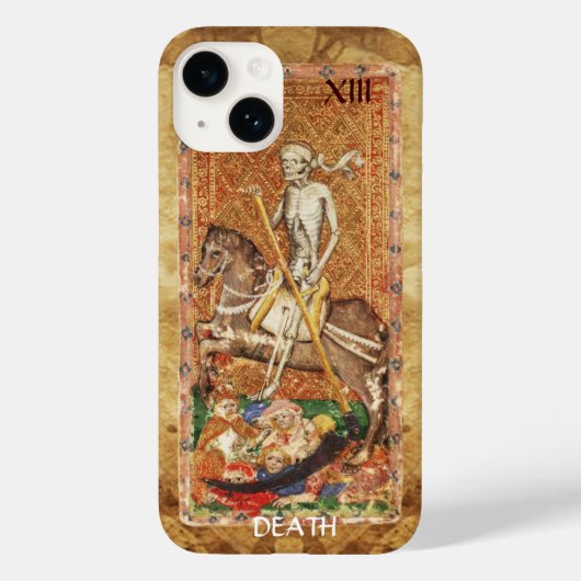 アンティークルネサンスTAROTS 13 /死 Case-Mate iPhoneケース (裏面)