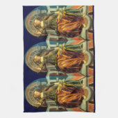 アンティークルネサンスTAROTS 14 /節制 キッチンタオル (縦)