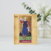 アンティークルネサンスTAROTS 14 /節制 ポストカード (スタンド正面)