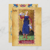 アンティークルネサンスTAROTS 14 /節制 ポストカード (正面/裏面)