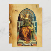 アンティークルネサンスTAROTS 14 /節制 ポストカード (正面/裏面)