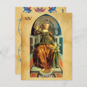 アンティークルネサンスTAROTS 14 /節制 ポストカード (正面/裏面)
