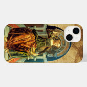 アンティークルネサンスTAROTS 14 /節制 Case-Mate iPhoneケース (裏面 (横))
