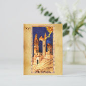 アンティークルネサンスTAROTS 16 /タワー ポストカード (スタンド正面)
