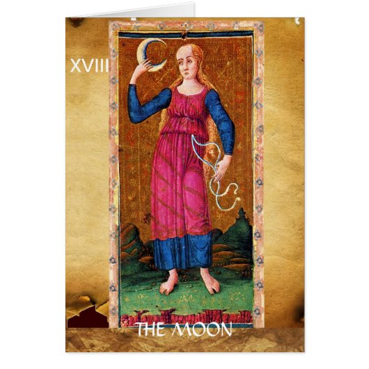 アンティークルネサンスTAROTS 18 / THE MOON (正面)