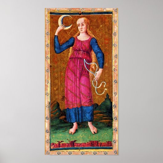 アンティークルネサンスTAROTS 18 / THE MOON ポスター (正面)