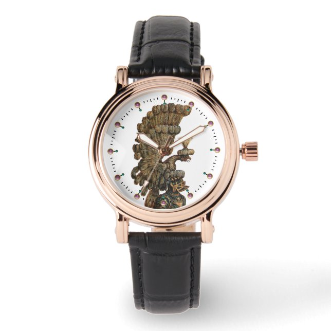 アンティークルネサンスTAROTS 18 / THE MOON 腕時計 (正面)