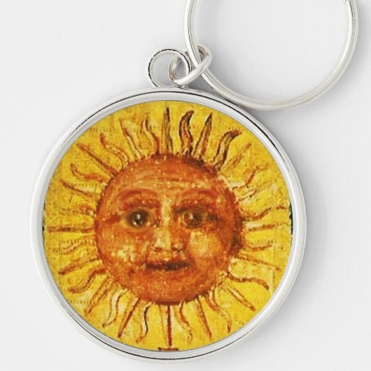 アンティークルネサンスTAROTS 19 /太陽 キーホルダー (正面)