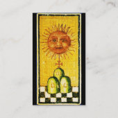 アンティークルネサンスTAROTS 19 /太陽 名刺 (裏面)