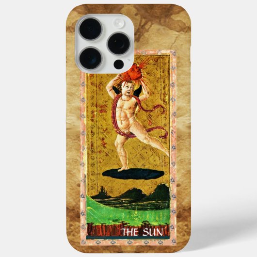 アンティークルネサンスTAROTS 19 /太陽 Case-Mate iPhoneケース (裏面)