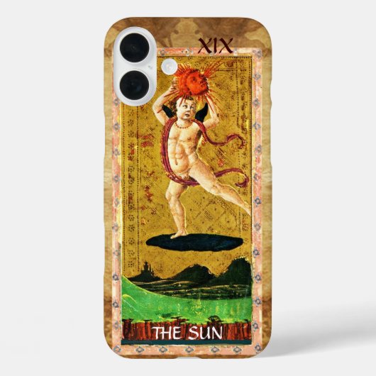 アンティークルネサンスTAROTS 19 /太陽 Case-Mate iPhoneケース (裏面)