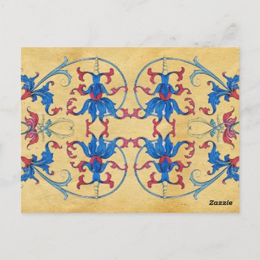 アンティークルネサンスTAROTS 21/世界 ポストカード (裏面)