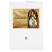 アンティークルネサンスTAROTS 5 / THE POPE (裏面)