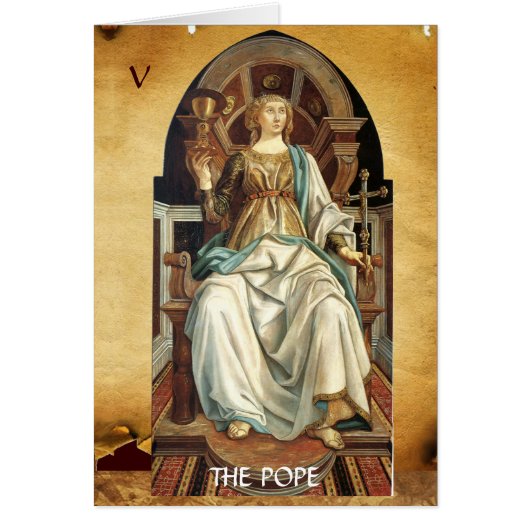 アンティークルネサンスTAROTS 5 / THE POPE (正面)