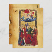 アンティークルネサンスTAROTS 6 / THE LOVERS ポストカード (正面/裏面)