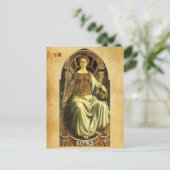 アンティークルネサンスTAROTS 8/正義 ポストカード (スタンド正面)