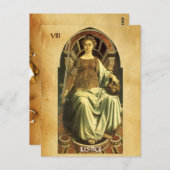 アンティークルネサンスTAROTS 8/正義 ポストカード (正面/裏面)