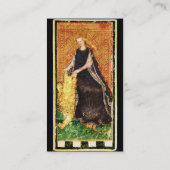 アンティークルネサンスTAROTS SUN，不屈の強さ 名刺 (裏面)