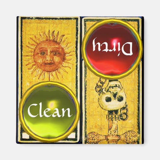 アンティークルネッサンスのタロッツ/太陽と剣のエース マグネット (正面)