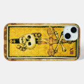 アンティークルネッサンスのタロッツ、ACE OF SWORDS Parchment Case-Mate iPhoneケース (裏面 (横))