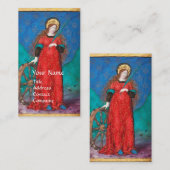 アンティークルネッサンスのタロットホイール 名刺 (正面/裏面)