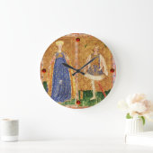 アンティークルネッサンスのタロット/メイドとワンズのページ ラージ壁時計 (ホーム)