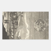 アンティークルネッサンスエラムーンバイアラン・マレット 長方形シール (正面)