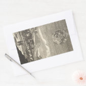 アンティークルネッサンスエラムーンバイアラン・マレット 長方形シール (封筒)