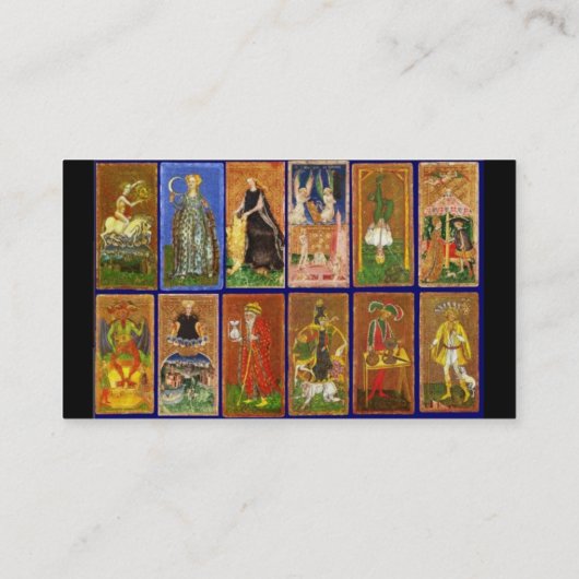 アンティークルネッサンスタロッツと太陽 名刺 (裏面)