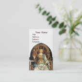 アンティークルネッサンスタロットザポープ金ゴールド 名刺 (スタンド正面)