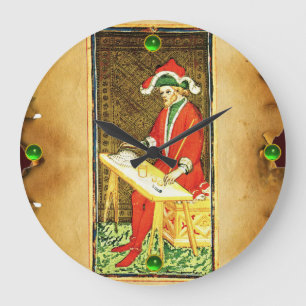 アンティークルネッサンスタロット1 /ザマジシャン ラージ壁時計